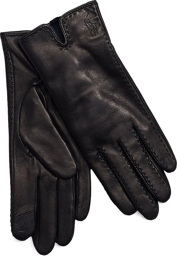 Pickstitched Leather Touch Gloves