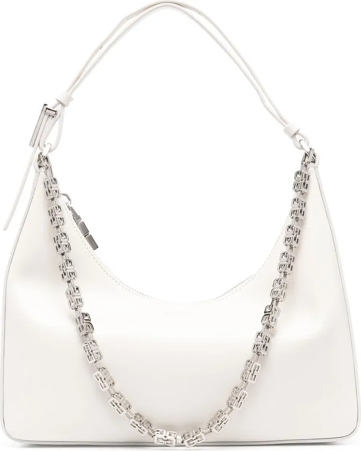 Chain-Link Detail Shoulder Bag