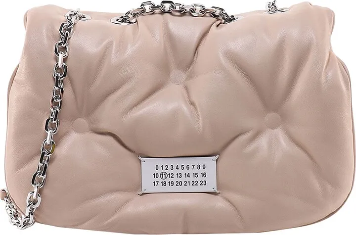 Soft leather shoulder bag
