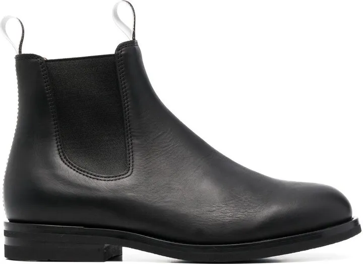 William III leather Chelsea boots