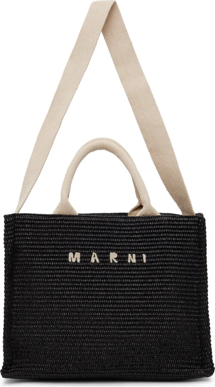 Marni Black Small East West Tote