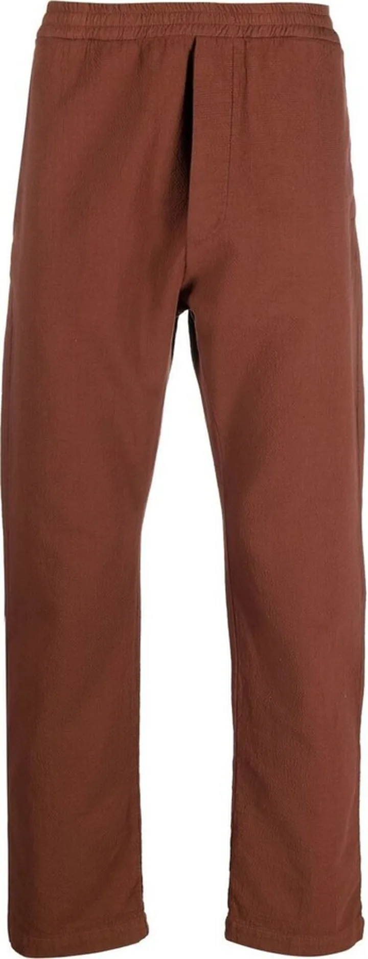 Straight-Leg Cotton Trousers