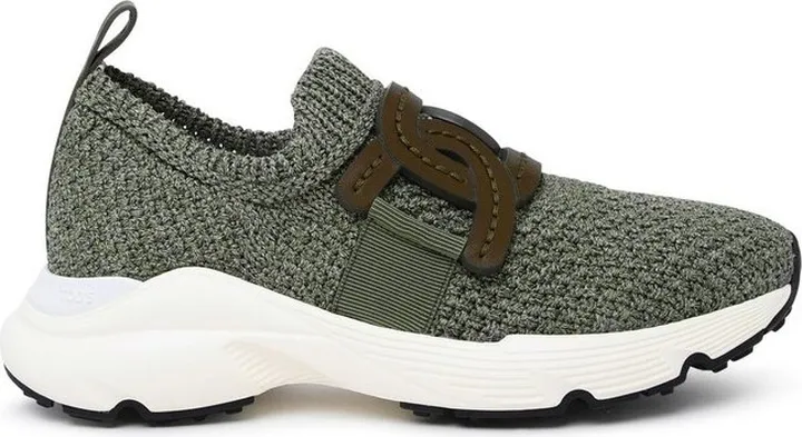 Tod's Logo Plaque Slip-On Sneakers