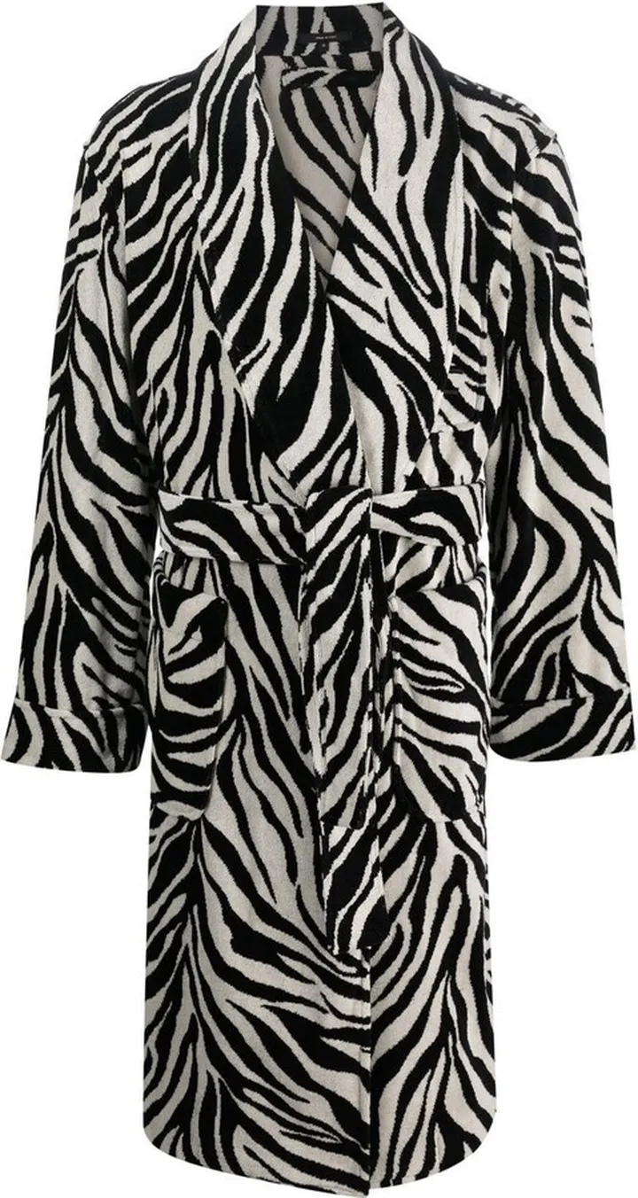 Zebra Cotton Bathrobe