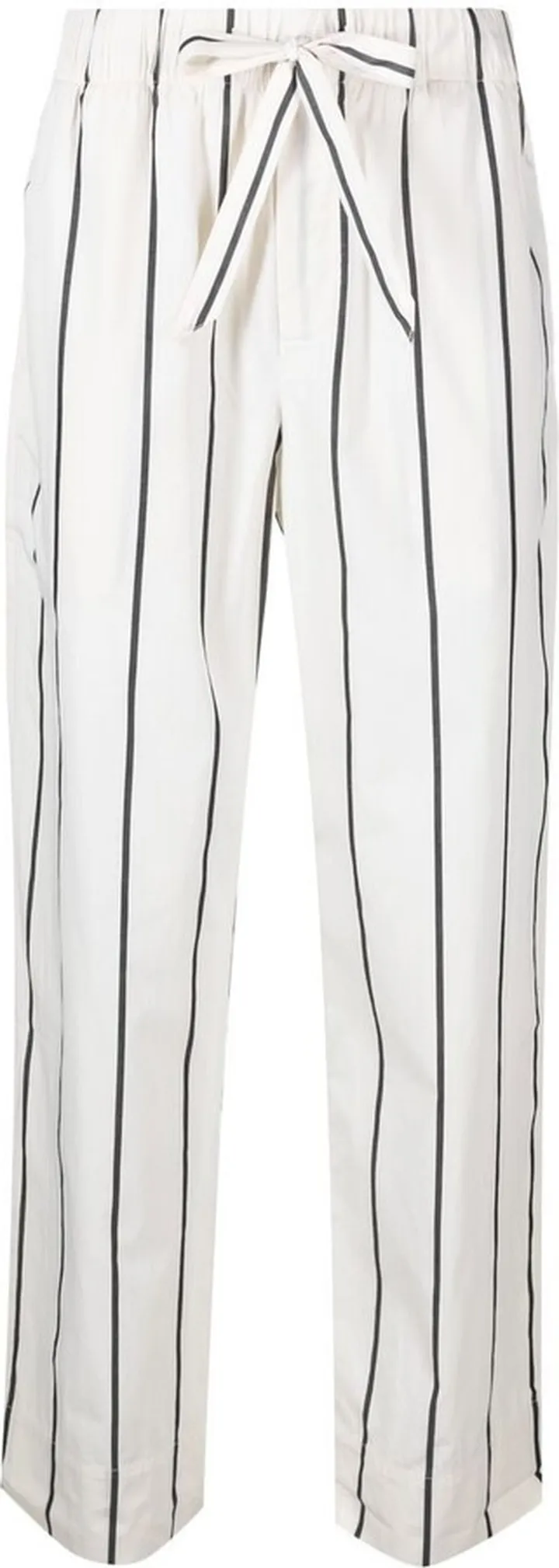 Poplin striped organic cotton pyjama trousers