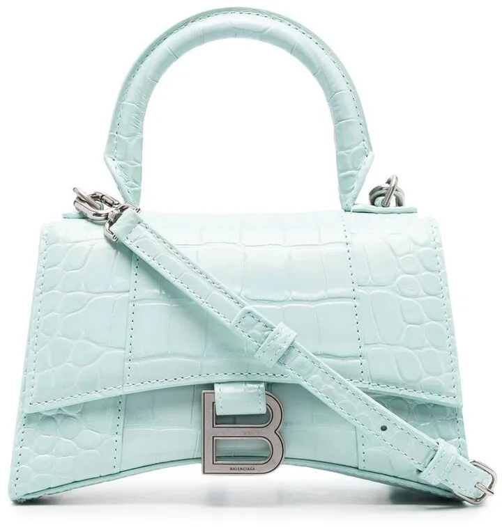 Hourglass mini tote bag
