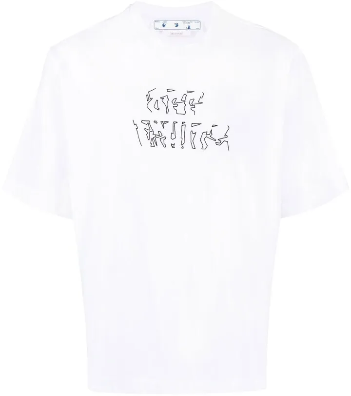 Arrows-motif short-sleeve T-shirt