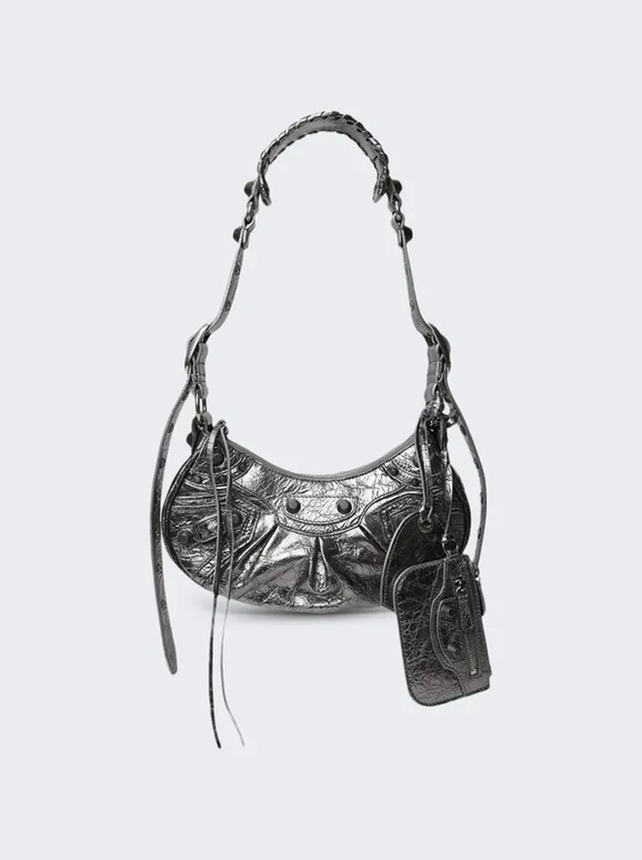 Le Cagole XS Shoulder Bag Silver
