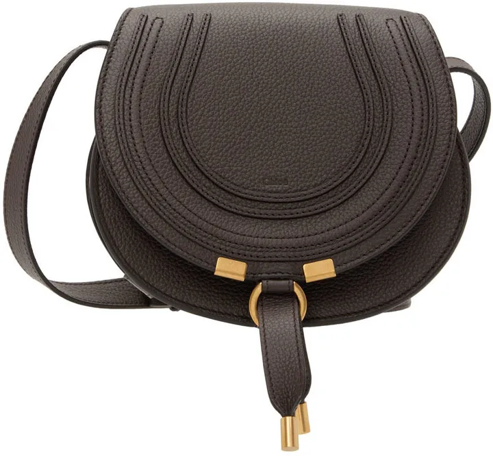 Chloé Brown Small Marcie Saddle Bag