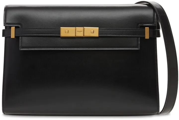 Manhattan Box leather shoulder bag