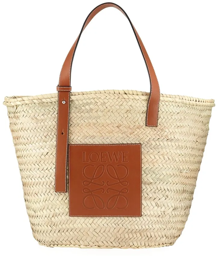 Large Basket Tote Bag