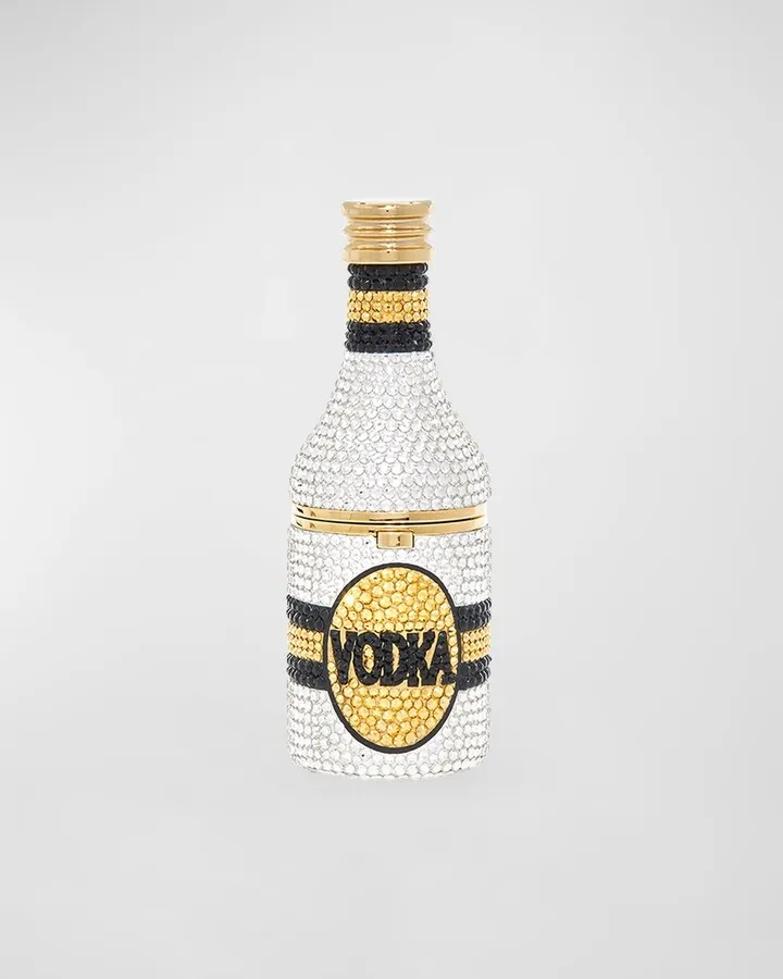 Mini Vodka Bottle Crystal Pillbox