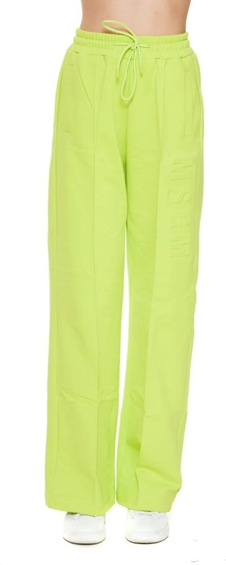 MSGM Elastic Waist Straight-Leg Pants