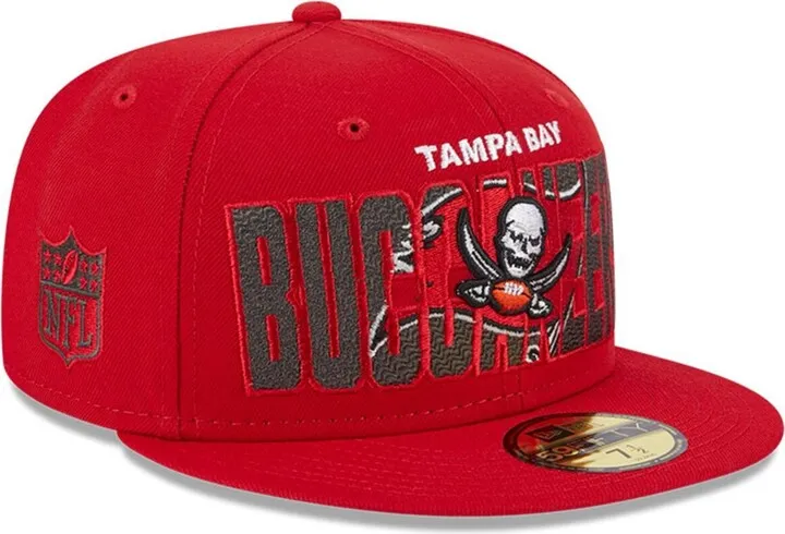 Men's New Era Red Tampa Bay Buccaneers 2023 Nfl Draft 59FIFTY Fitted Hat