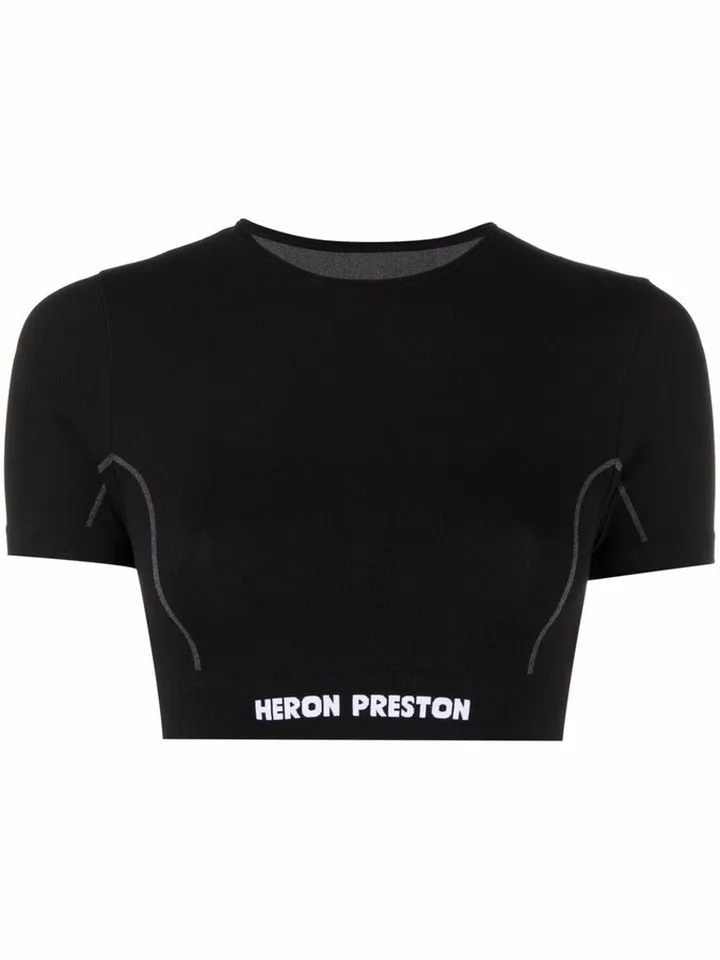 cropped performance T-shirt
