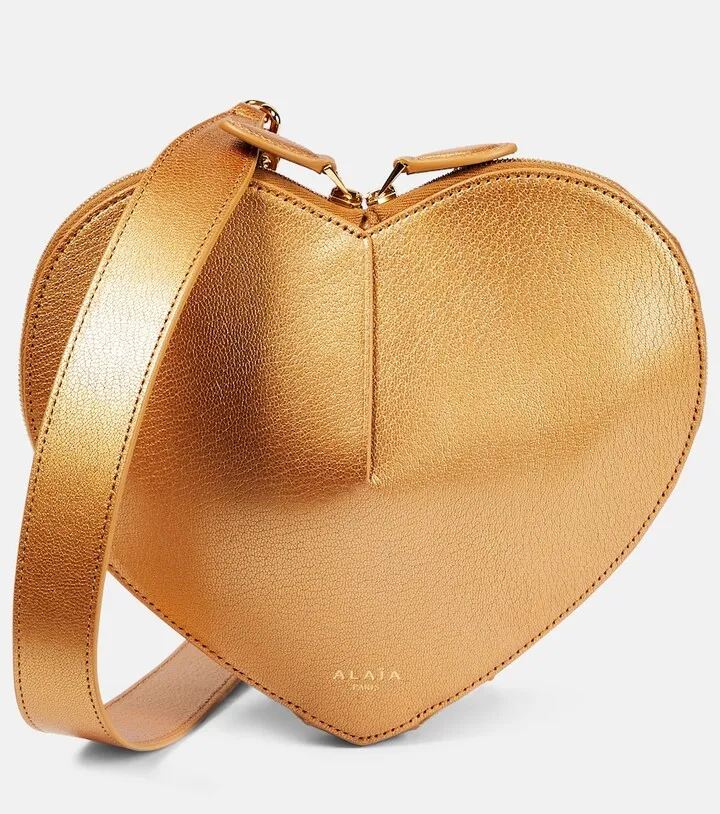 Le Coeur leather shoulder bag