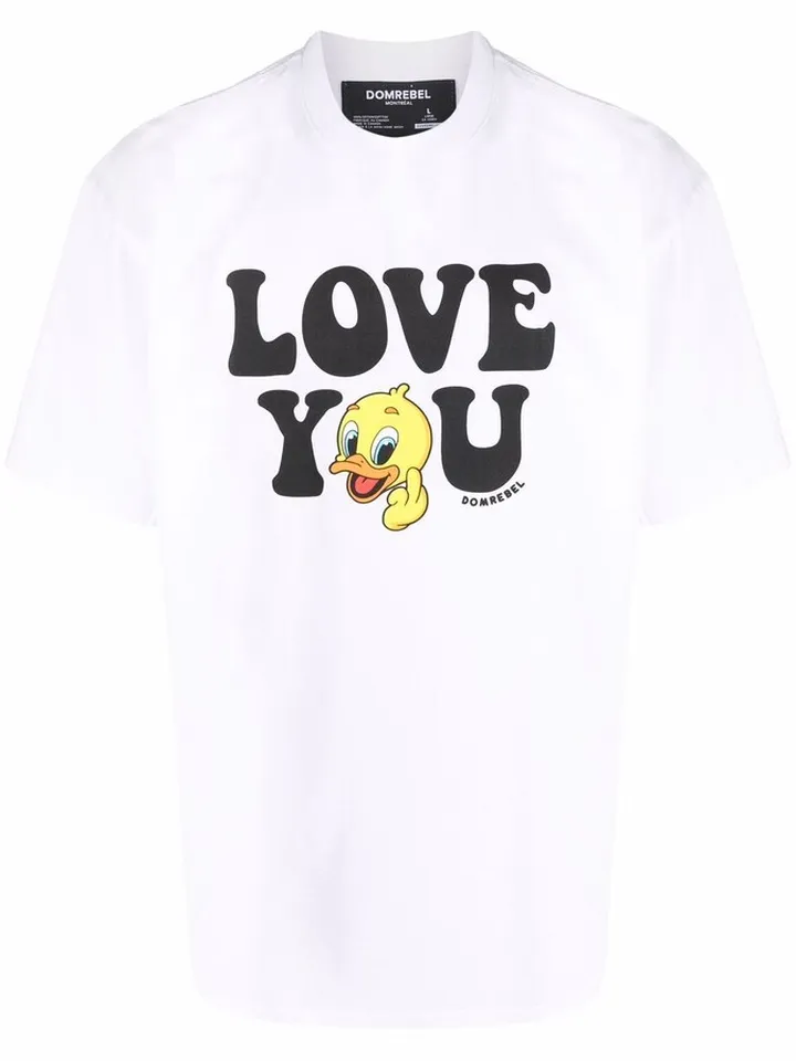 graphic-print cotton T-shirt