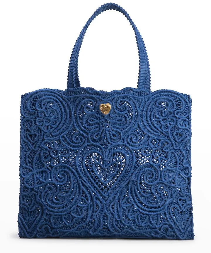 Beatrice Large Lace Tote Bag