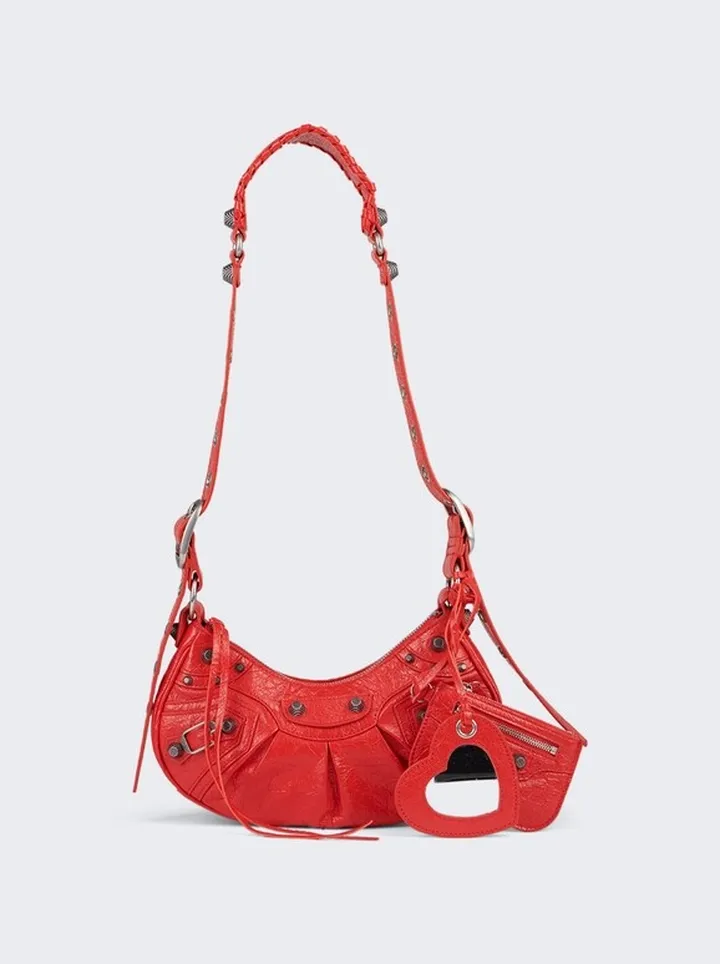 Le Cagole XS Shoulder Bag Tomato Red
