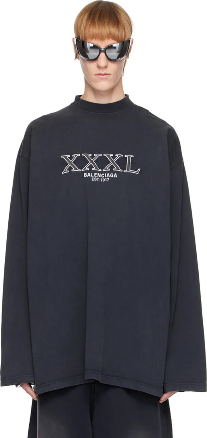 Balenciaga Black Oversized T-Shirt