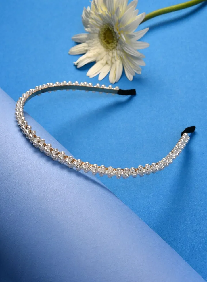 Pearl Beaded Hair Band