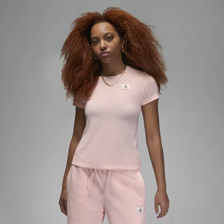 Women's Jordan Slim T-Shirt in Pink