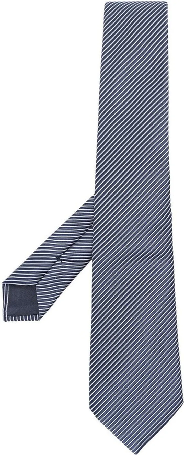 Diagonal-Stripe Pointed Tie