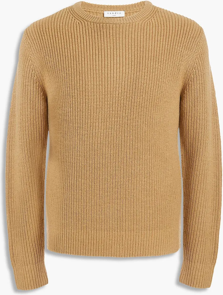 Ribbed wool sweater