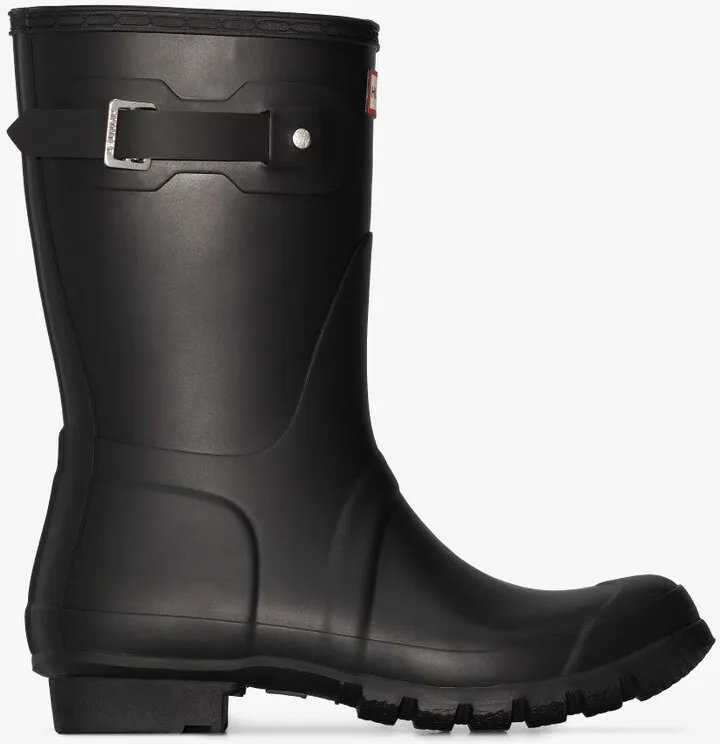 Black Original Short Wellington Boots