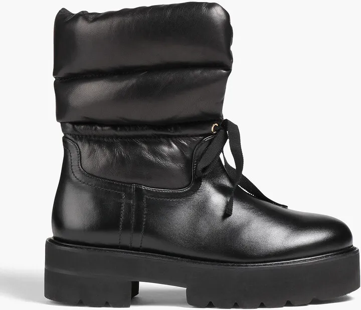 Tyler quilted leather ankle boots