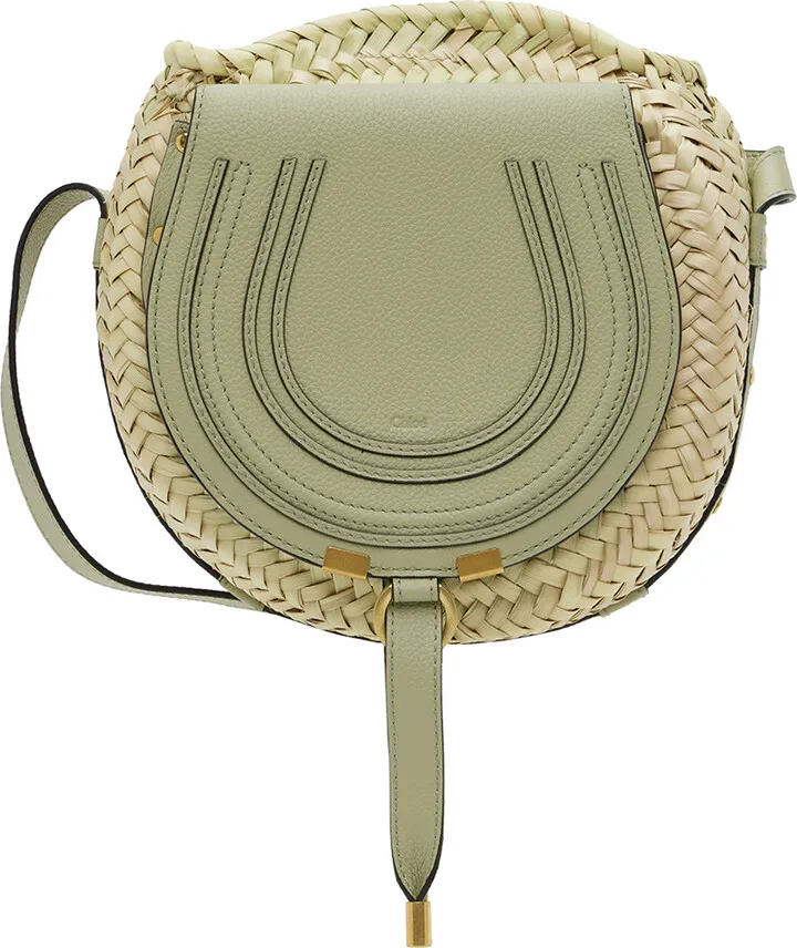 Chloé Green & Beige Marcie Bag