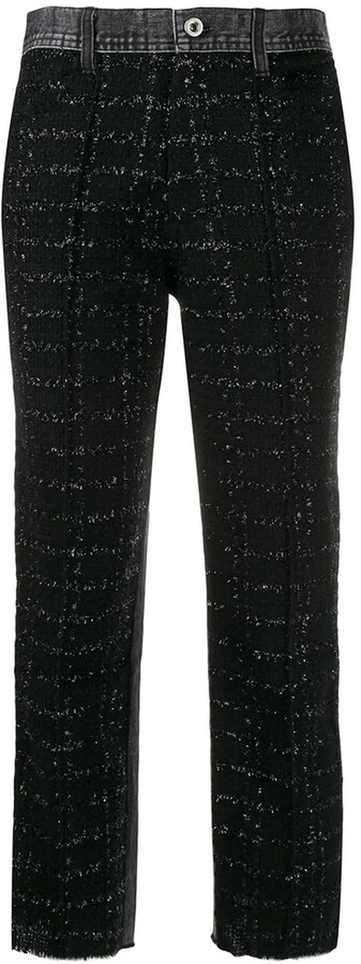 Panelled Cropped Trousers