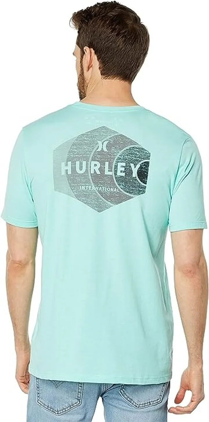 Hurley So Gnar Short Sleeve Tee (Tropical Mist) Men's Clothing