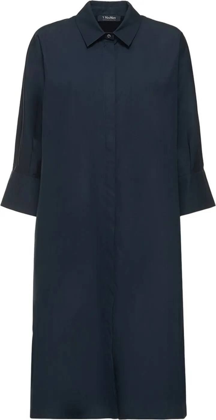 Tabata belted poplin midi shirt dress