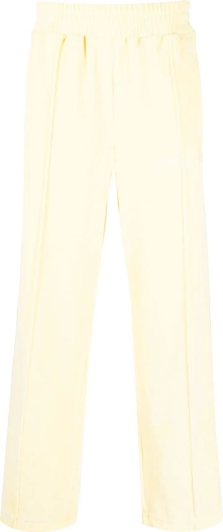 Yellow Wide Leg Track Pants