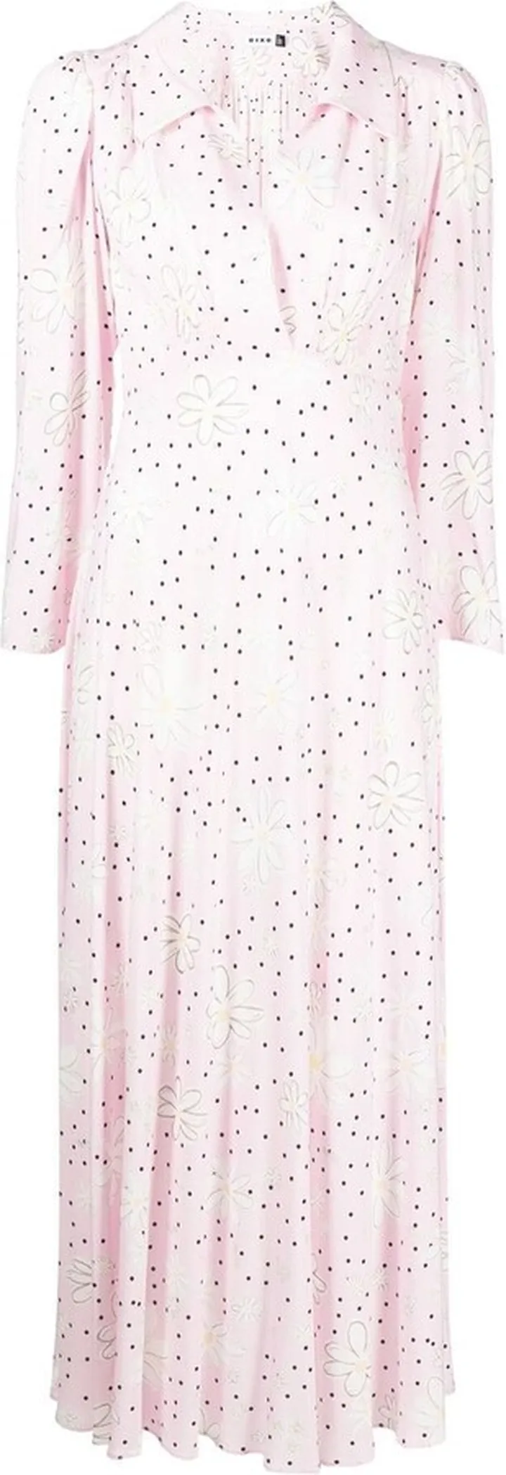 Cosmos floral print midi dress