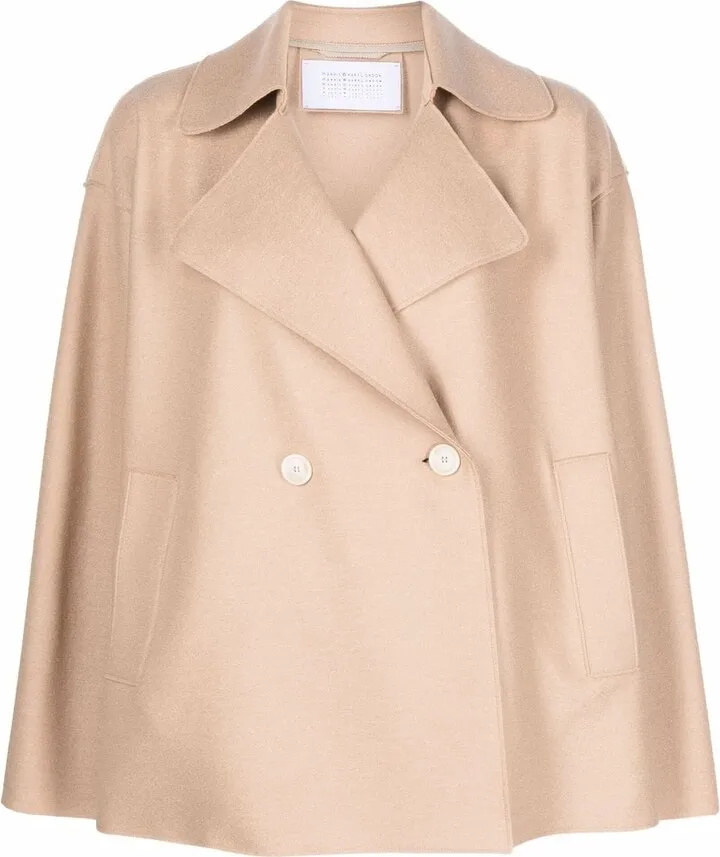 Double-Breated Cape Jacket