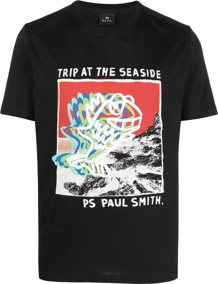 graphic-print cotton T-shirt