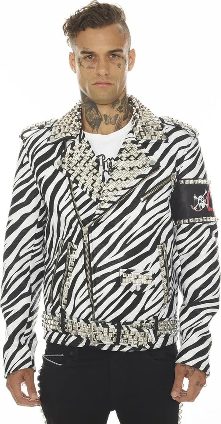 Motley Crue Leather Moto Jacket