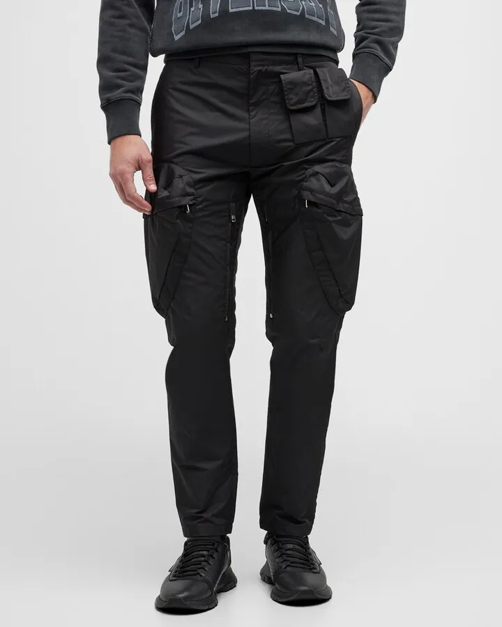 Men's Slim Multi-Pocket Cargo Pants