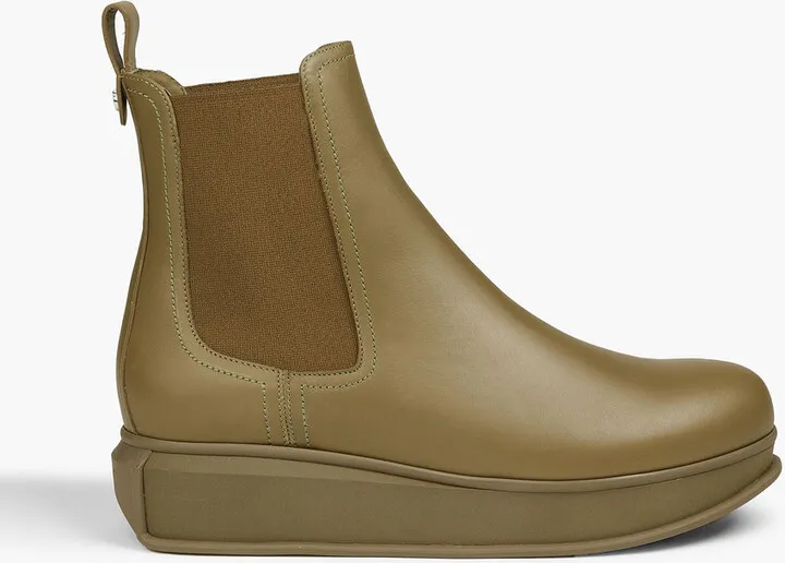 Kay leather platform Chelsea boots