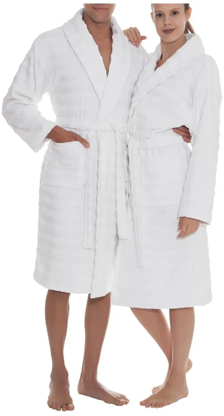 Ozan Premium Home Esperance Unisex Bathrobes Collection Terry Cloth Bathrobe Bedding
