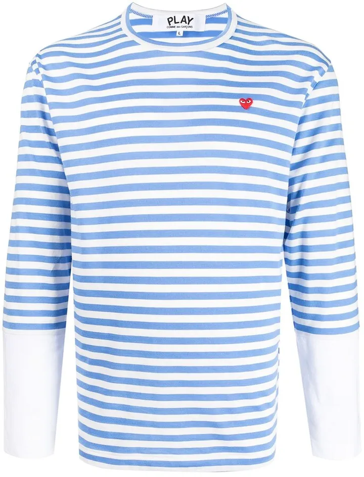 striped long-sleeve T-shirt