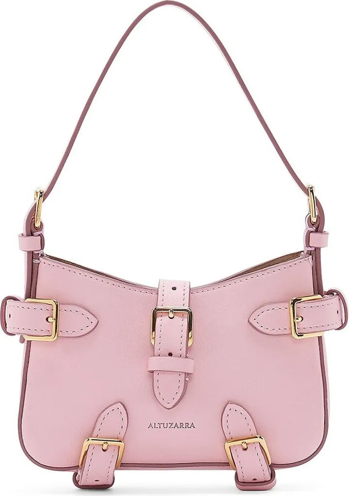 Mini Play Leather Baguette Bag