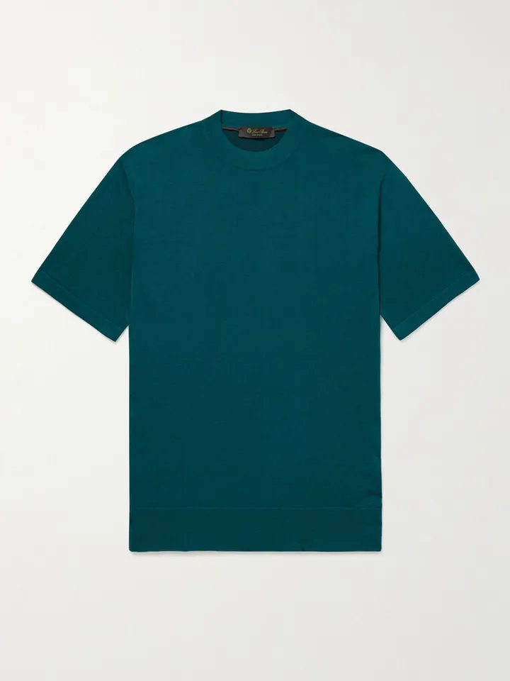 Cashmere and Silk-Blend T-Shirt