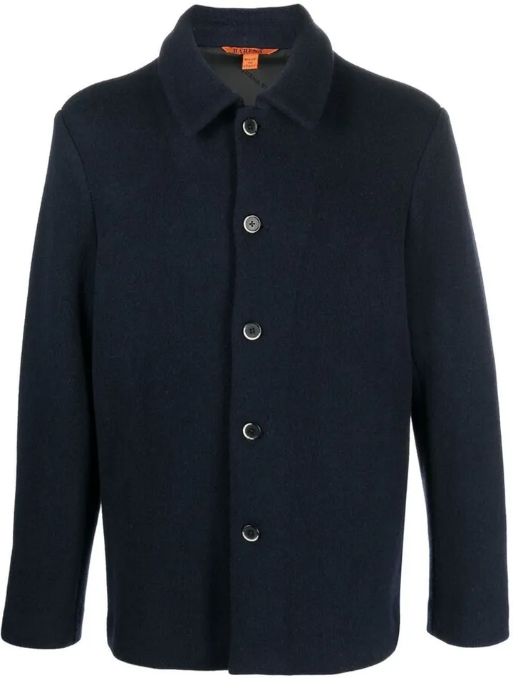 Single-Breasted Wool Overshirt