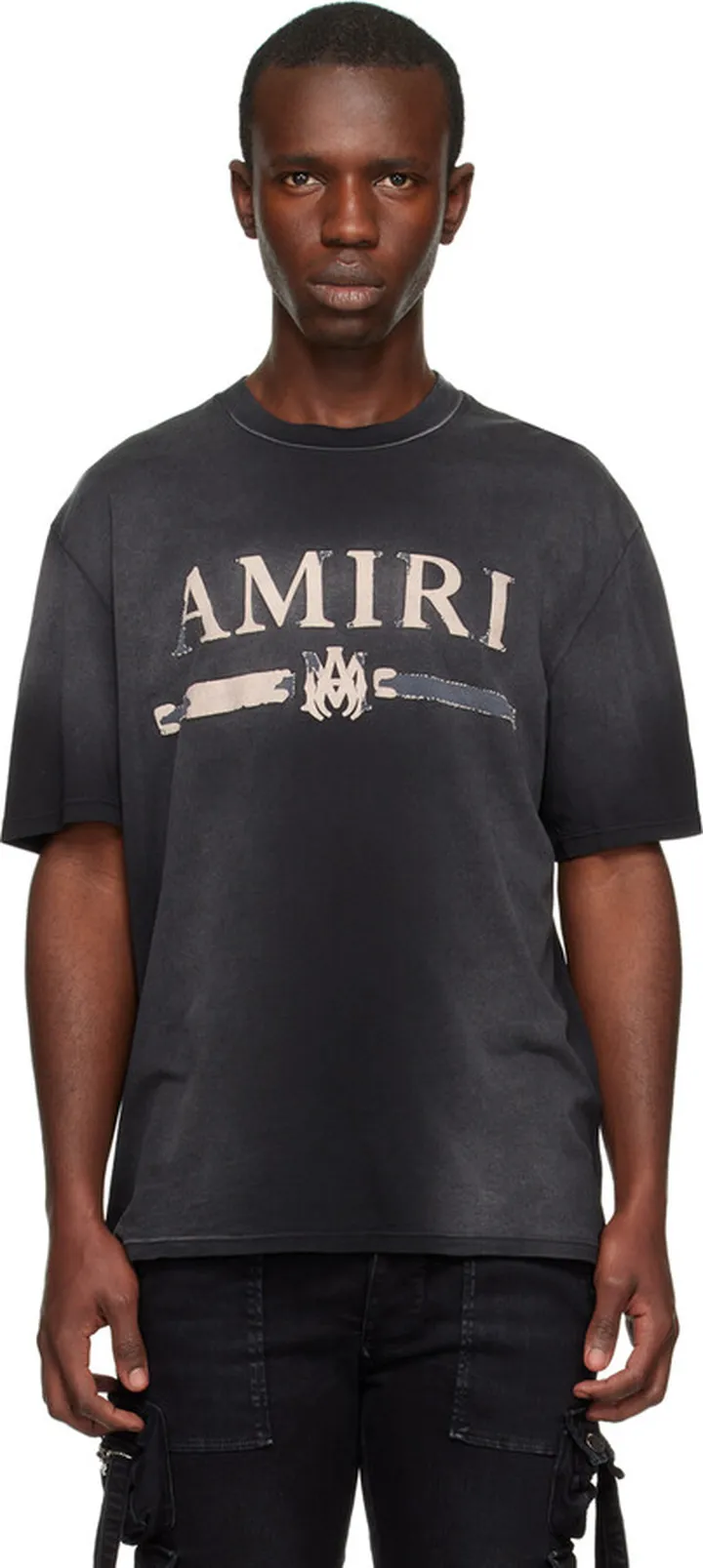 AMIRI Black M.A. Bar T-Shirt