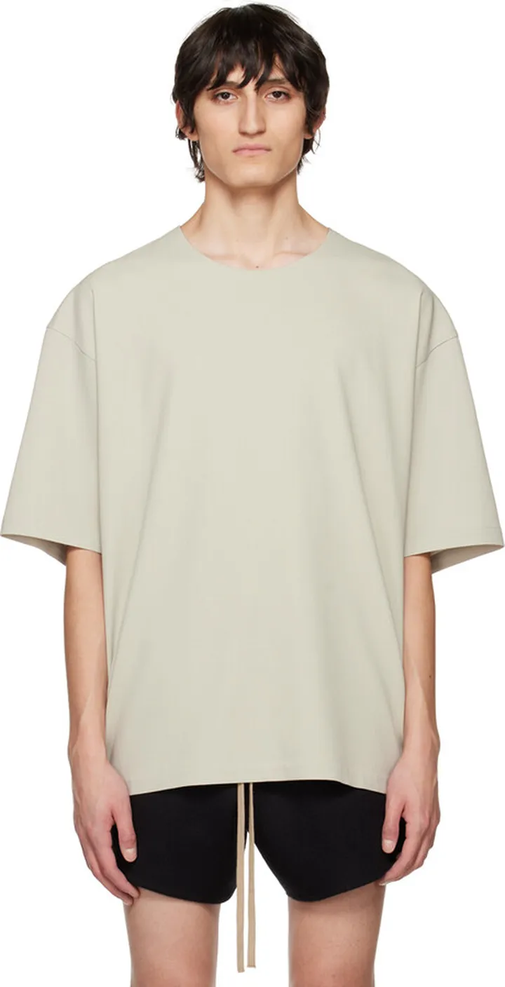 Fear of God Beige Double-Layered T-Shirt