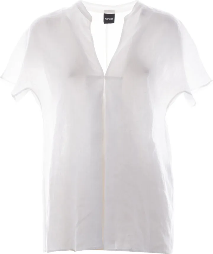 V-neck Linen Sweater