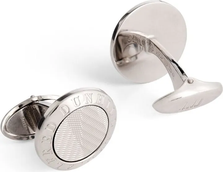 Dunhill Silver Logo Cufflinks